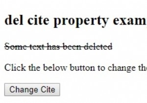 HTML DOMdelciteプロパティ 