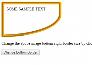 HTMLDOMスタイルborderBottomRightRadiusプロパティ 