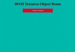 HTMLDOMTextareaオブジェクト 