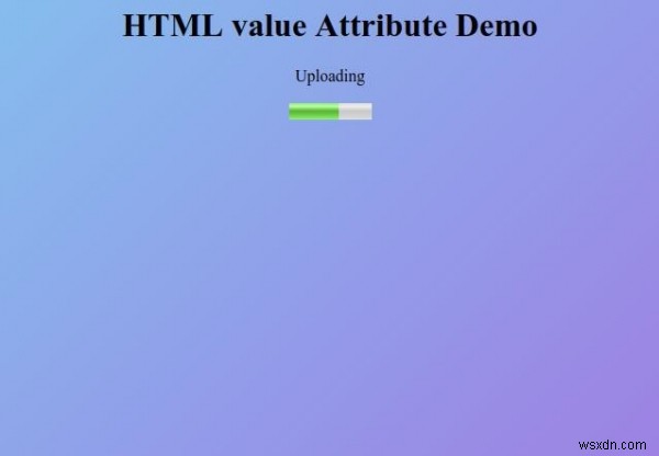 HTML値属性 