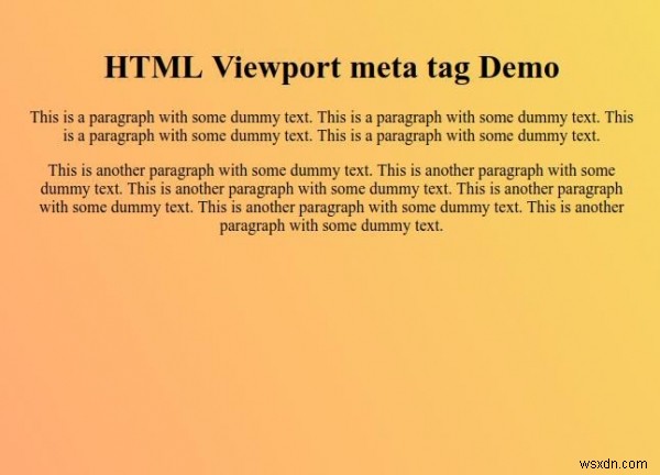 レスポンシブWebデザイン用のHTMLビューポートメタタグ 