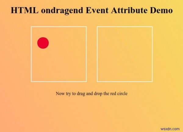 HTMLondragendイベント属性 