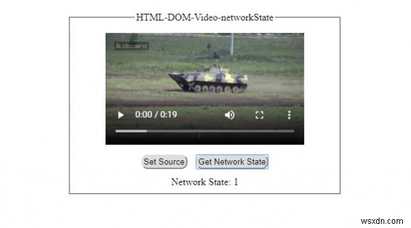 HTMLDOMビデオnetworkStateプロパティ 