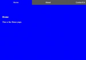 CSSとJavaScriptでフルページタブを作成するにはどうすればよいですか？ 