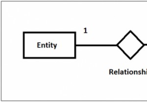 DBMSにおける1対多または多対1の関係 