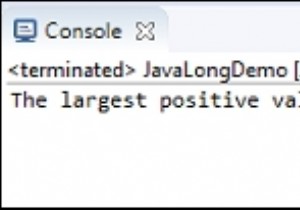 MySQL変数のコンテキストでJavalongに相当するものは何ですか？ 