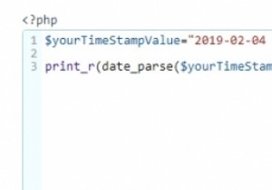 PHP MySQLのタイムスタンプから日/月/年を抽出しますか？ 