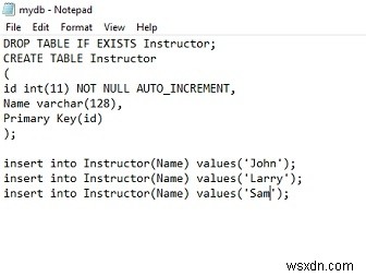 ターミナルからMySQLデータベースのSQLファイルを実行しますか？ 