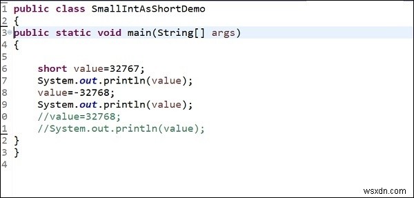 MySQLのsmallintに相当するJavaは何ですか？ 