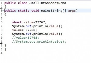 MySQLのsmallintに相当するJavaは何ですか？ 