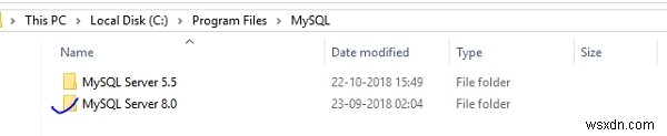 MySQLbinディレクトリはWindowsOSのどこにありますか？ 