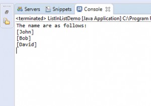 JavaでMySQLテーブルからリストを作成する方法はありますか？ 