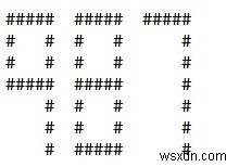 数字を受け取って大きなサイズで印刷するCプログラム 