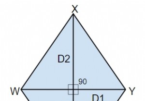 対角線が与えられているひし形の面積と周囲長を計算するプログラムC++のひし形とは何ですか？ 