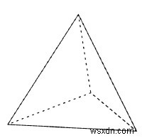 四面体の面積を計算するプログラム 