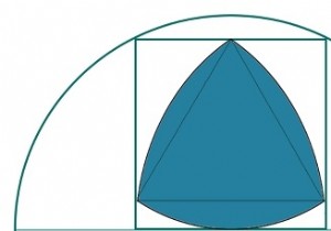 半円に内接する正方形内に内接する最大のルーローの三角形？ 