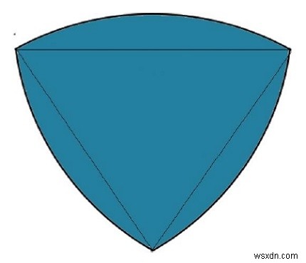 ルーローの三角形の面積？ 