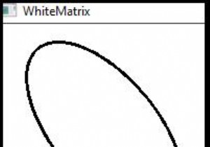 C ++を使用してOpenCVで楕円を描く方法は？ 