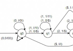 L ={0m1（n + m）2n|のプッシュダウンオートマトンを構築するC ++ではm、n =0} 