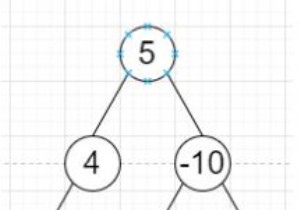 C++で最小の合計を持つツリーレベルを見つけるプログラム 