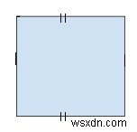 C++で正方形と長方形の周囲長/円周を見つけるプログラム 