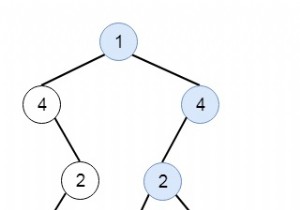 C++のバイナリツリーのリンクリスト 