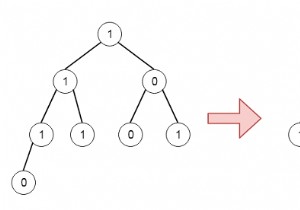 C++での二分木の剪定 