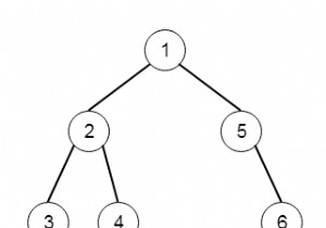 バイナリツリーをC++のリンクリストにフラット化する 