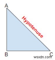 C ++のhypot（）、hypotf（）、hypotl（） 