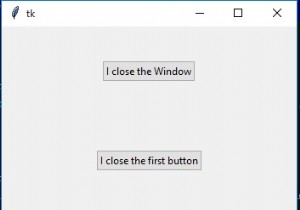Tkinterのdestroy（）メソッド-Python 