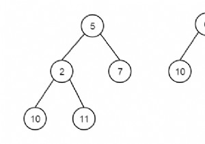 C++の2つの二分木で最初の一致しない葉を見つけます 