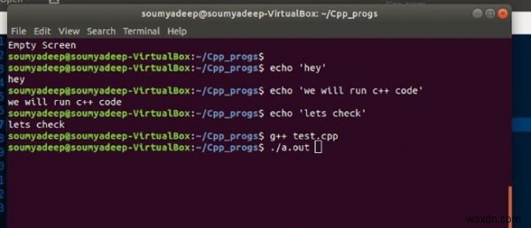 C ++を使用してコンソールをクリアするにはどうすればよいですか？ 