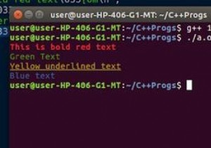 Linux端末に色付きのテキストを出力する方法は？ 