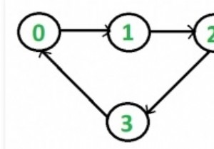 BFSを使用して有向グラフの接続性をチェックするC++プログラム 