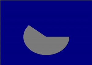 PHPでimagefilledarc（）関数を使用して部分的な円弧を描画し、それを塗りつぶす方法は？ 