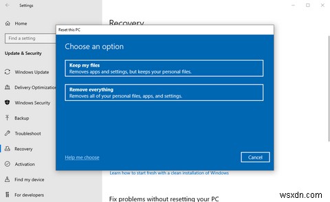 Windows10のエラーコード0xc00000eを修正する方法 