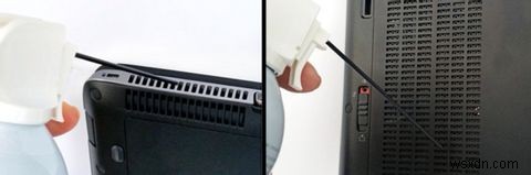 ノートパソコンの画面、カバー、キーボード、ファンを掃除する方法 