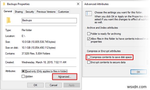 Windows10でディスクスペースを節約する方法 
