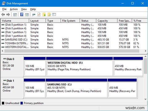 Windowsで2台目のハードドライブをセットアップする方法：パーティション分割 