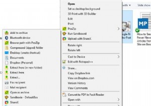 Windows 10の右クリックメニュー「送る」を自由にカスタマイズする方法