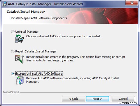 WindowsでAMDまたはATIディスプレイドライバーを見つけて修正する方法 