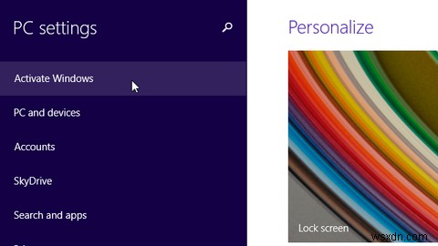 インストールまたはハードウェアのアップグレード後にWindows8をアクティブ化する方法 