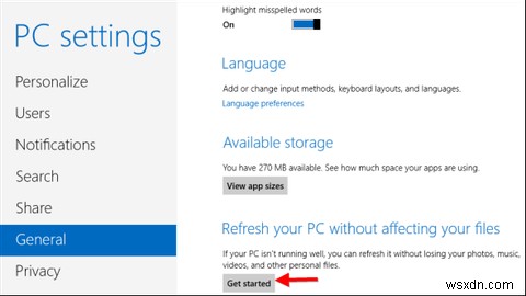 Windows 8のインストールを復元、更新、またはリセットする方法 