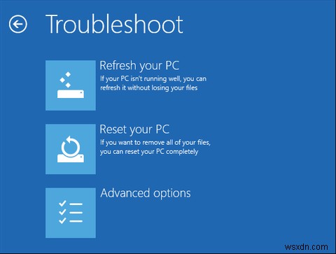 Windows 8のインストールを復元、更新、またはリセットする方法 