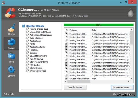 比較したクリーナー：CCleanerとSlimcleanerとIObitAdvancedSystemCareの比較 