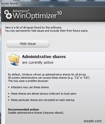 WinOptimizerを使用して、パフォーマンスを向上させるためにコンピューターをクリーンアップおよび最適化する 