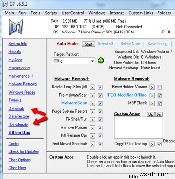 D7を使用してすべてのコンピュータートラブルシューティングツールを1か所にまとめる 