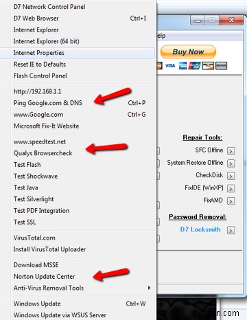 D7を使用してすべてのコンピュータートラブルシューティングツールを1か所にまとめる 