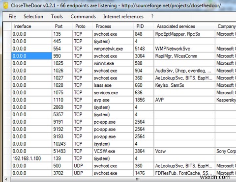 CloseTheDoorを使用してPCへの不要な接続をシャットダウンします 