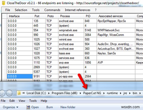 CloseTheDoorを使用してPCへの不要な接続をシャットダウンします 